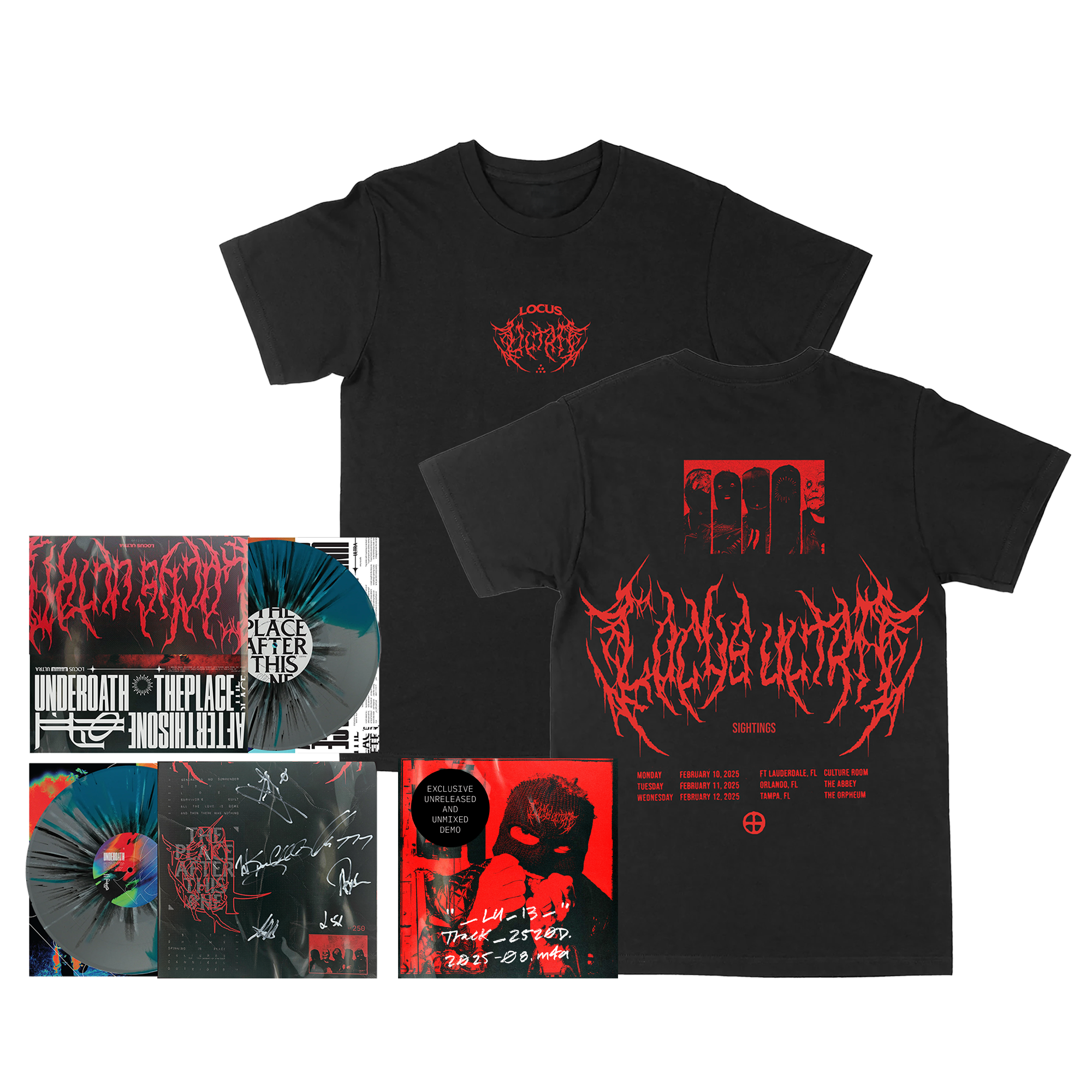 Locus Ultra Edition Signed Vinyl + T-Shirt Bundle - 01