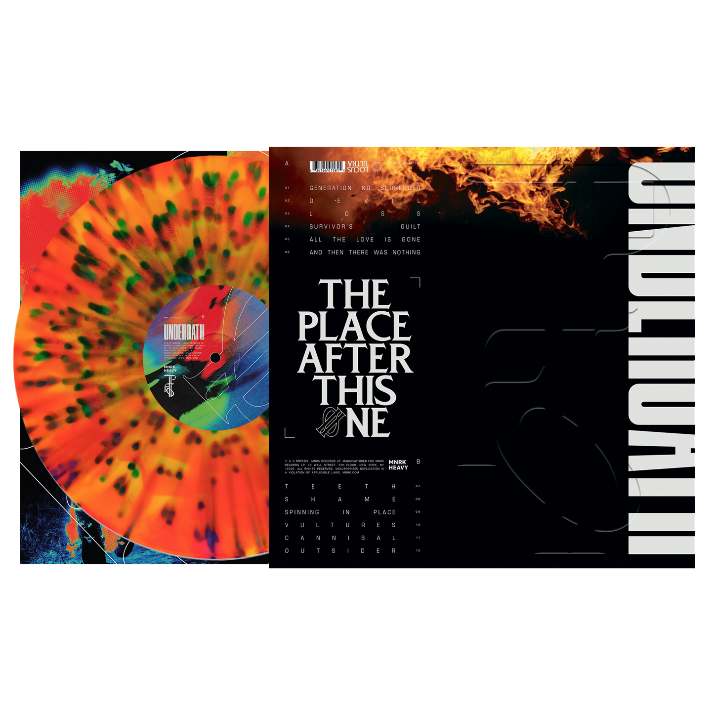 The Place After This One D2C Exclusive Neon Multi-Splatter Deluxe Vinyl