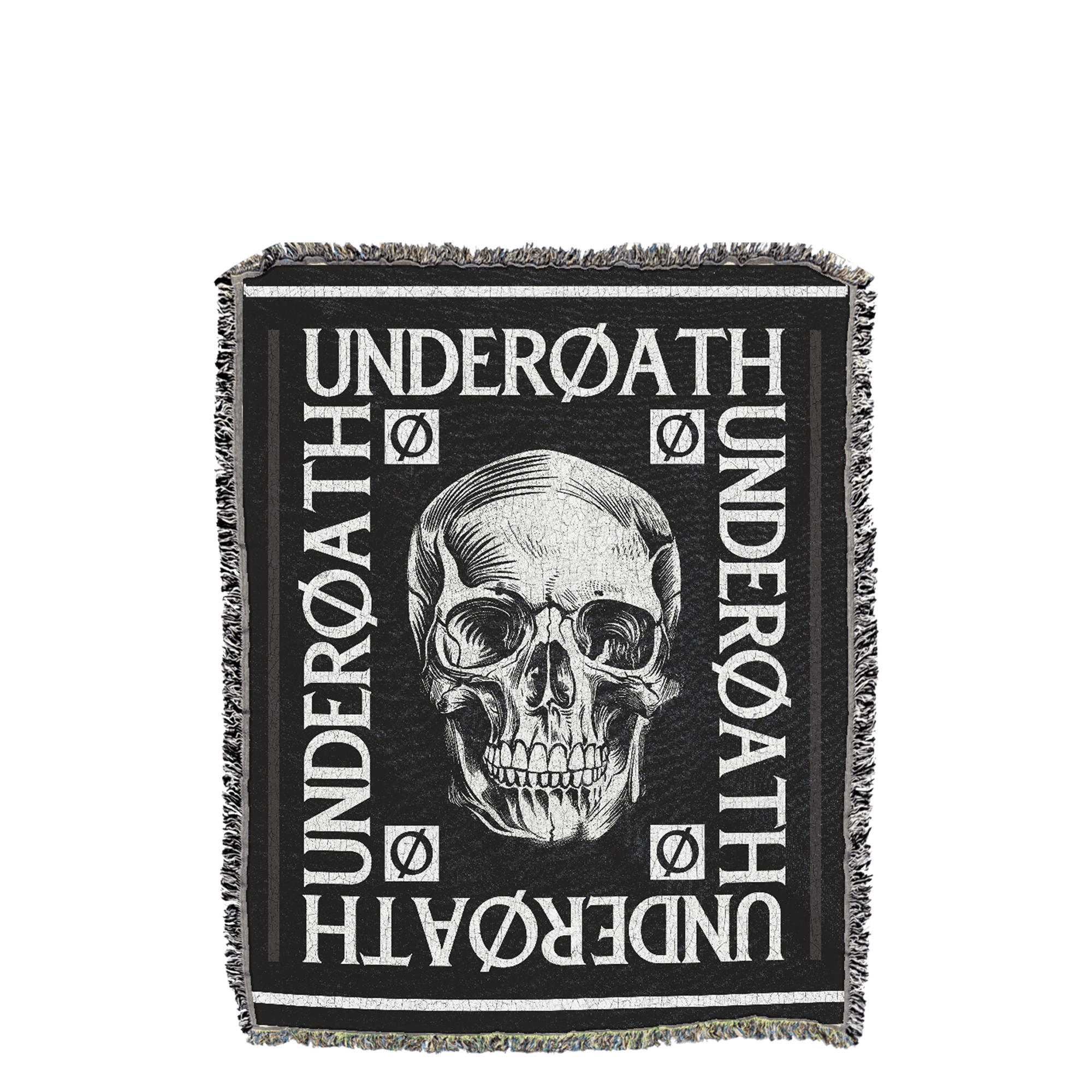 Skull Knitted Blanket