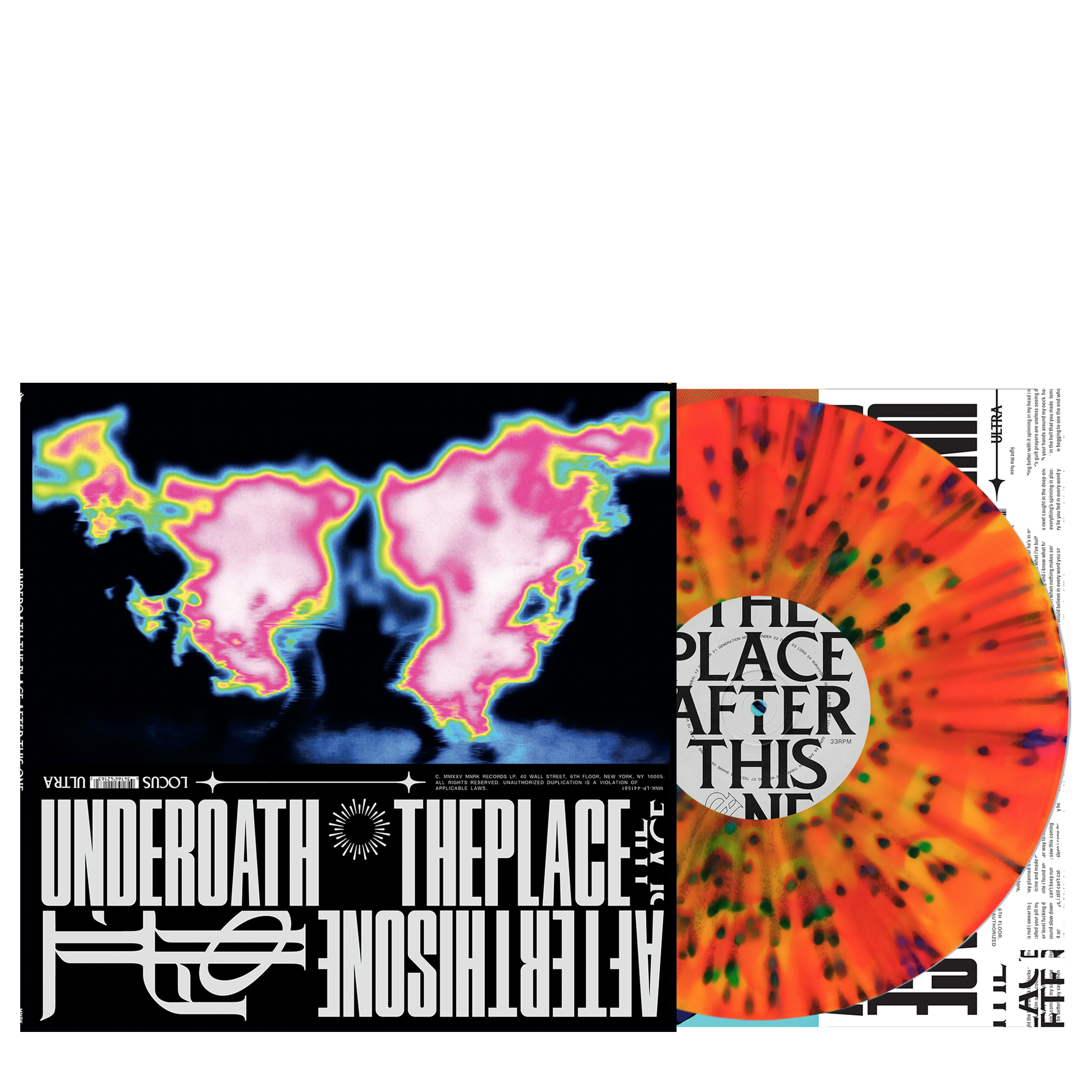 The Place After This One D2C Exclusive Neon Multi-Splatter Deluxe Vinyl