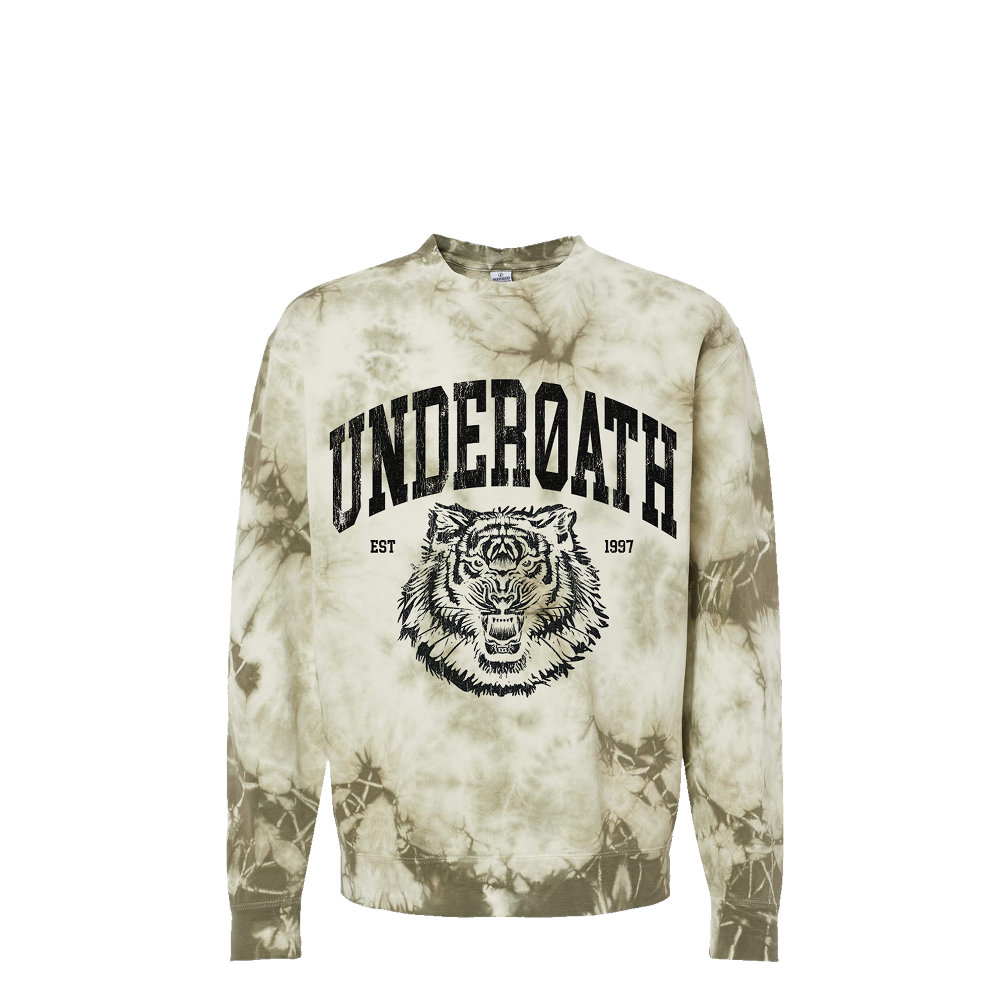 Tiger Tie-Dyed Crewneck