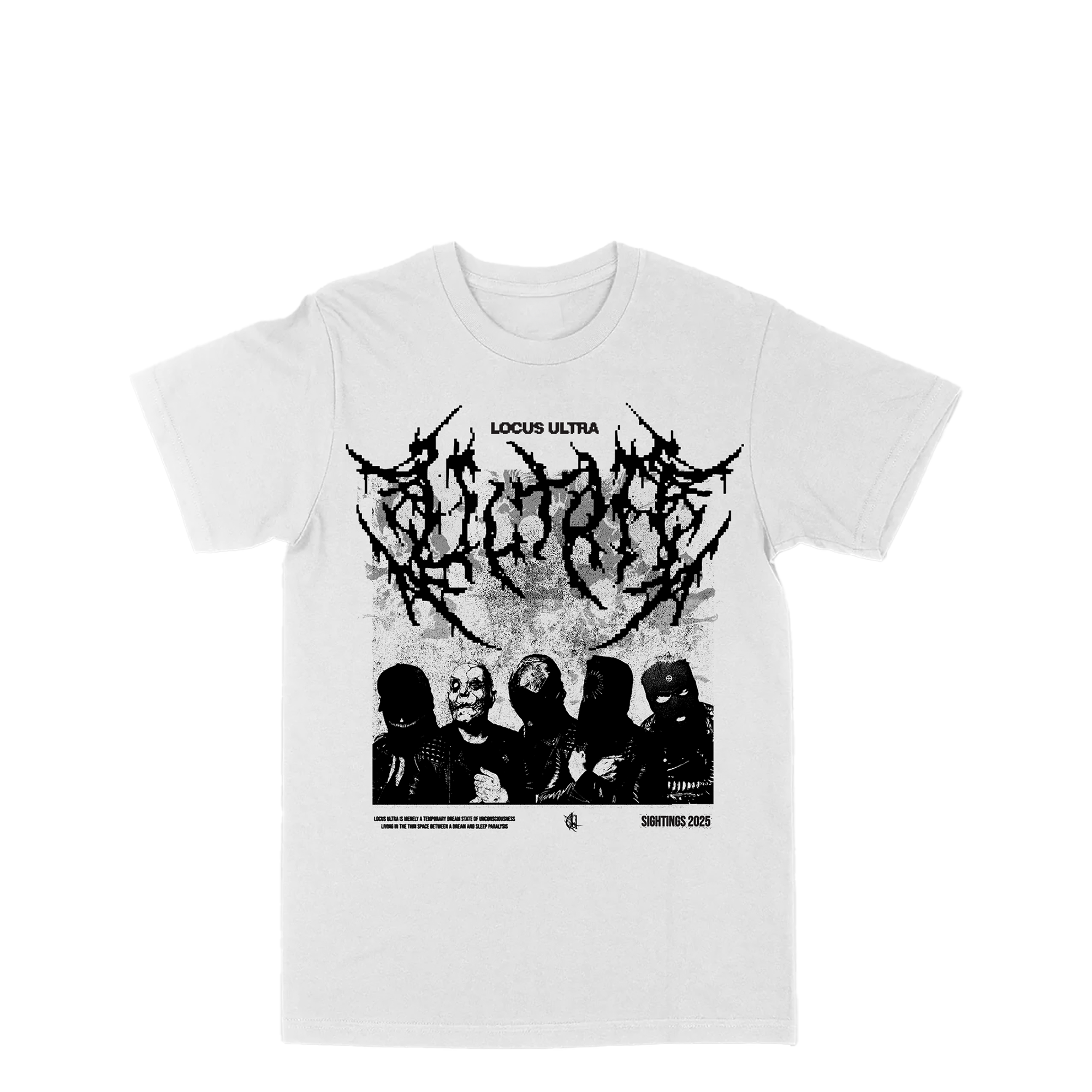 Pixel White T-Shirt - Underoath Official Store