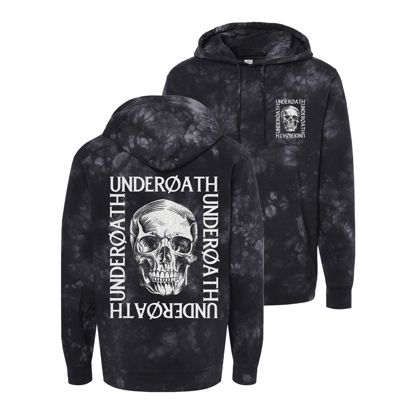 Skull Tie-Dye Hoodie