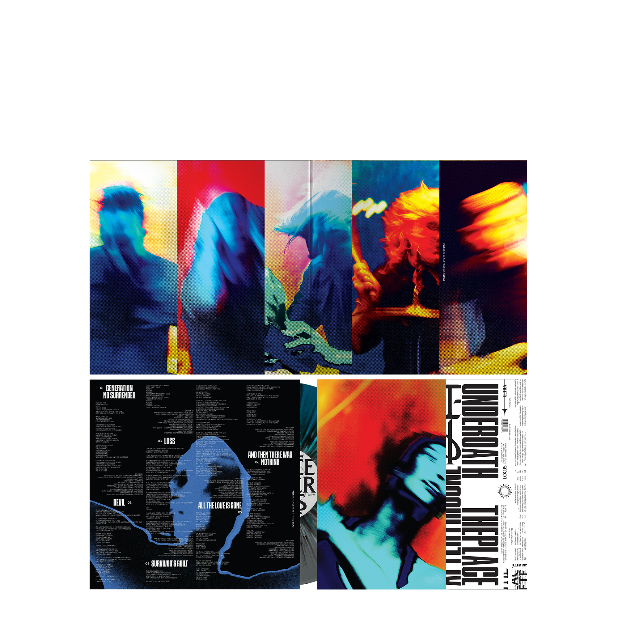 The Place After This One D2C Exclusive Blue/Grey/Multi-Splatter Vinyl - Vinyl