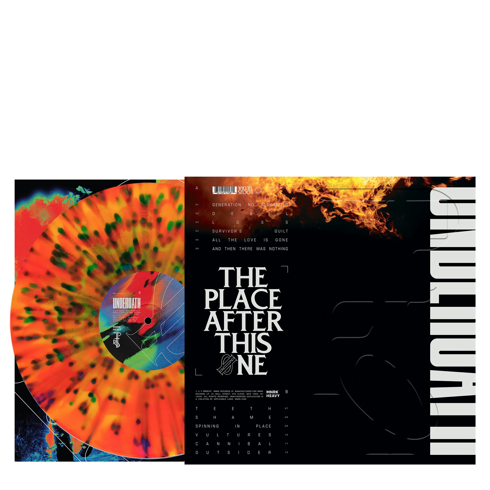 The Place After This One D2C Exclusive Neon Multi-Splatter Deluxe Vinyl