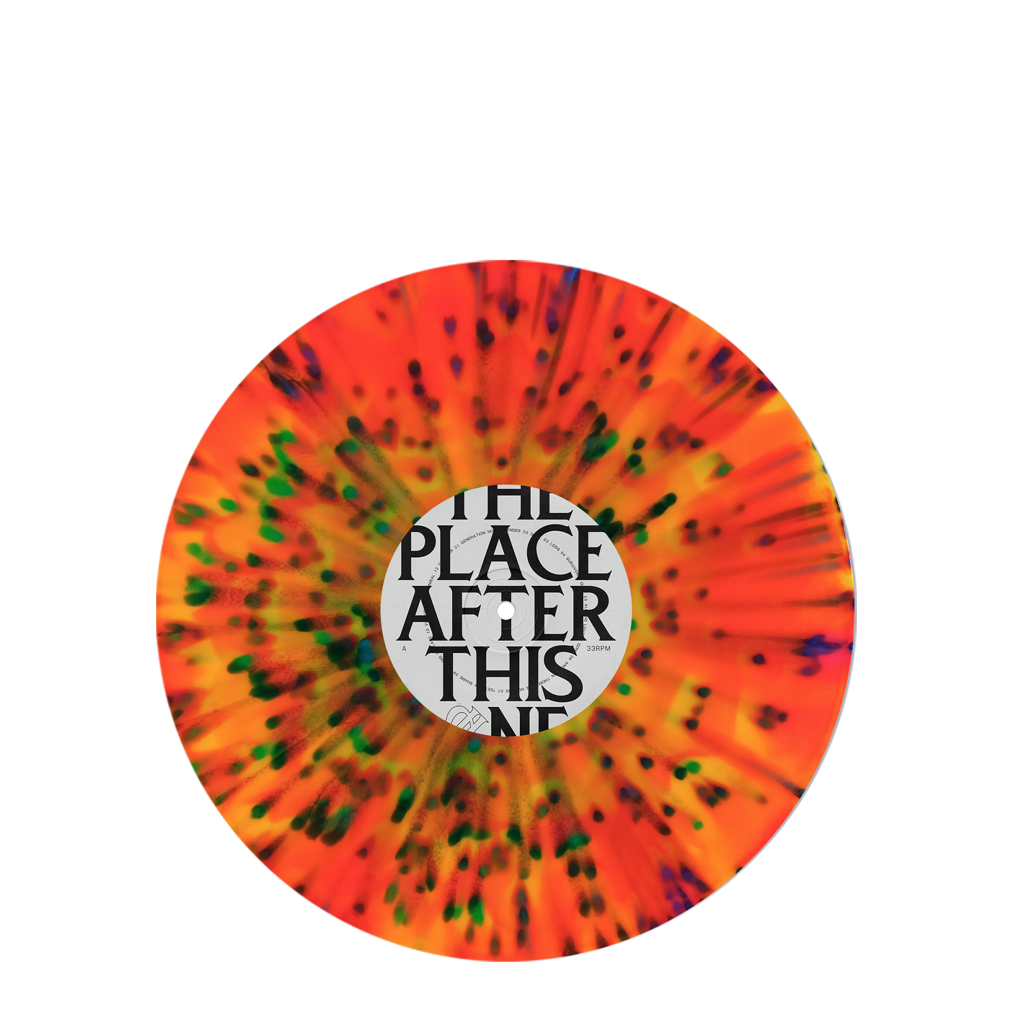 The Place After This One D2C Exclusive Neon Multi-Splatter Deluxe Vinyl