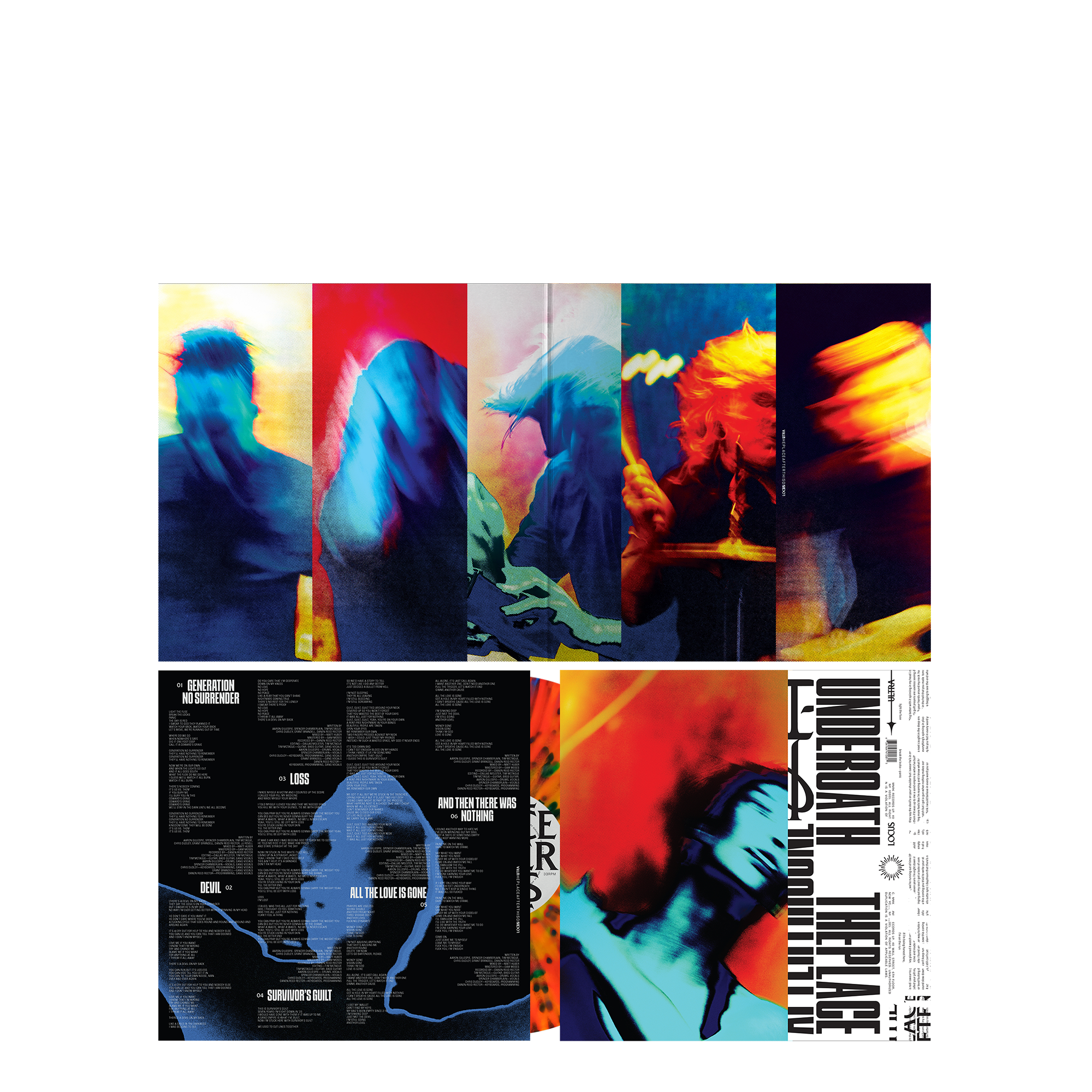 The Place After This One D2C Exclusive Neon Multi-Splatter Deluxe Vinyl