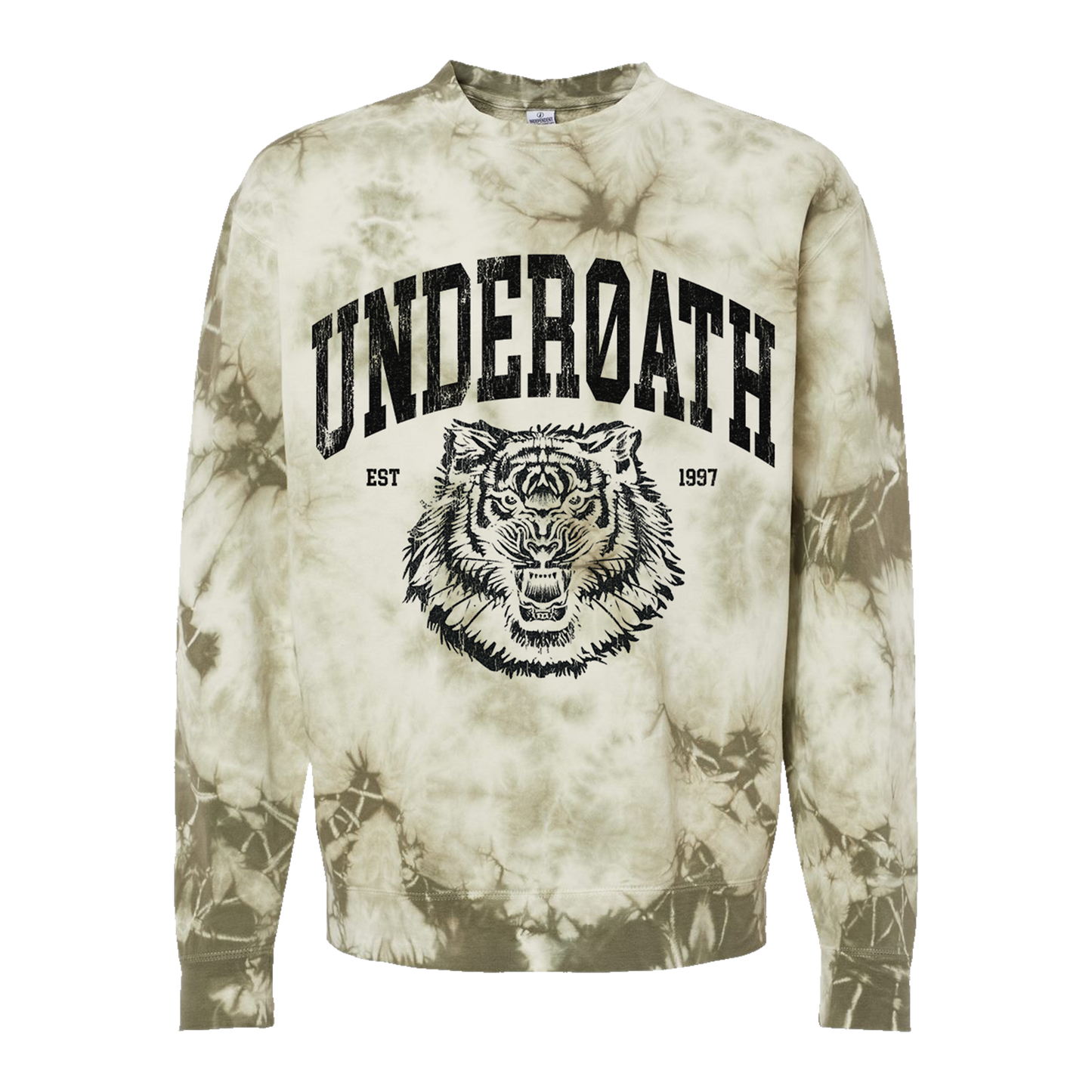 Tiger Tie-Dyed Crewneck