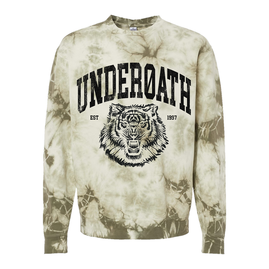 Tiger Tie-Dyed Crewneck