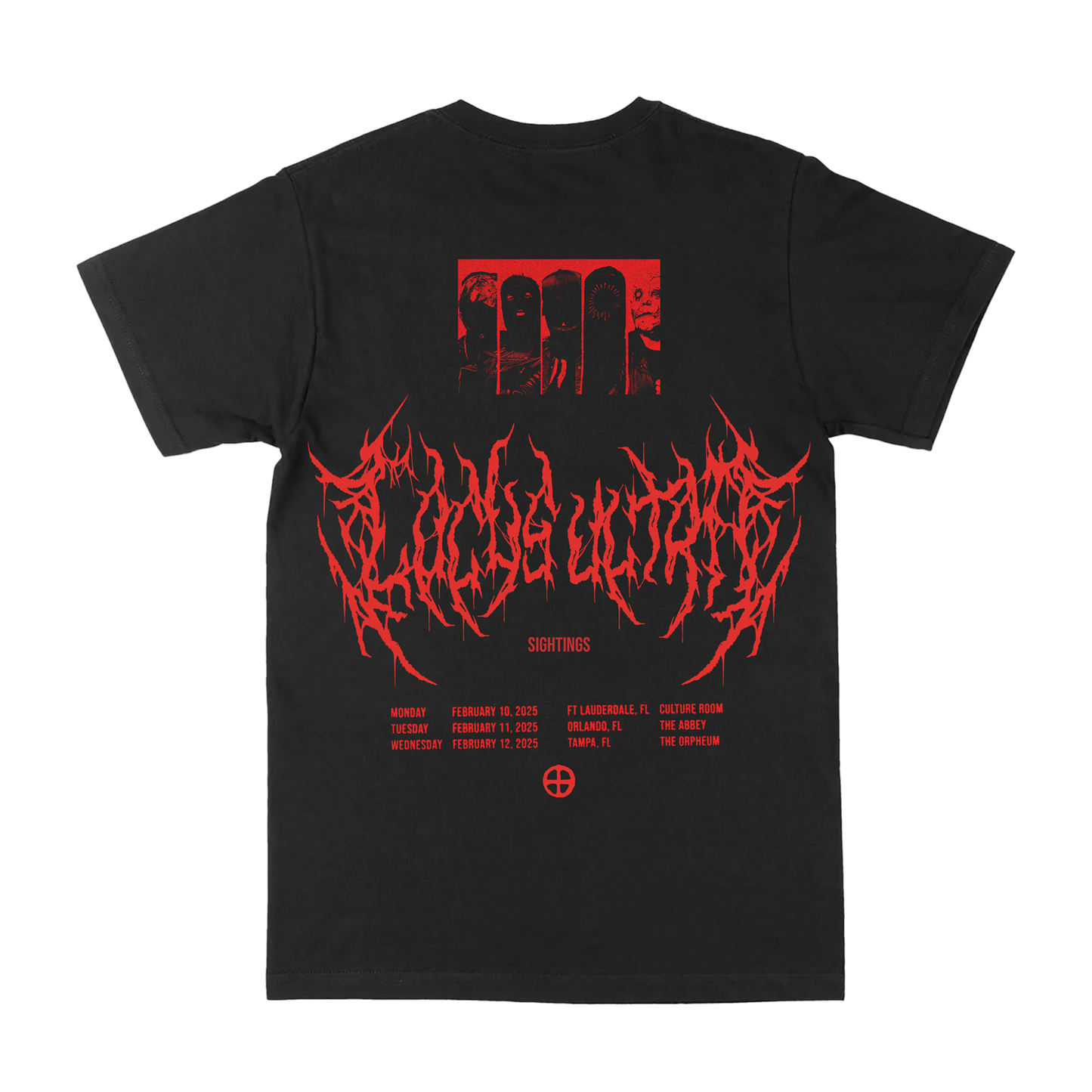 Sightings Tour Black T-Shirt