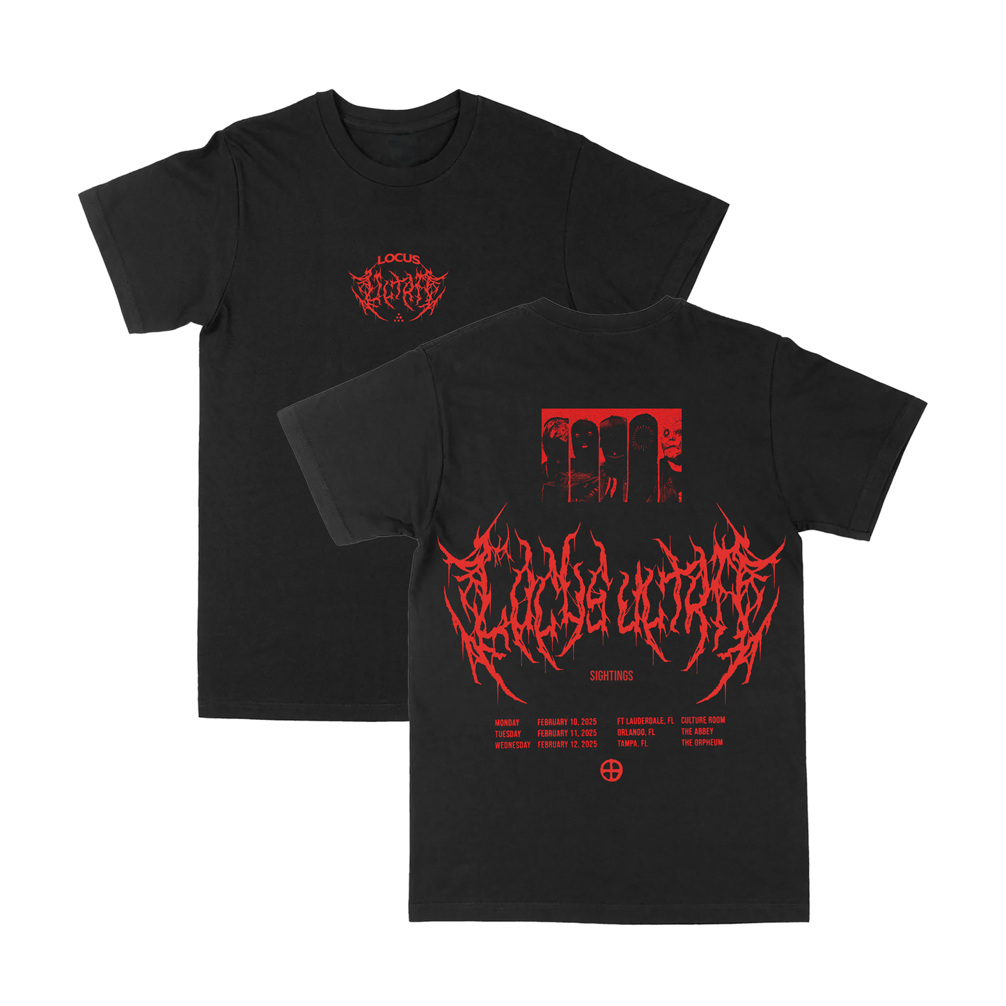 Sightings Tour Black T-Shirt