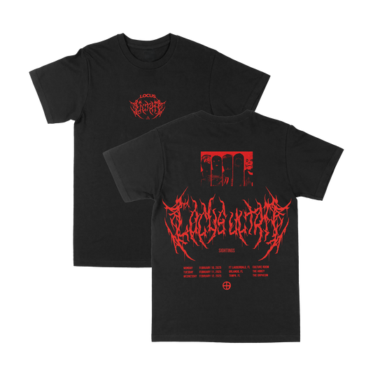 Sightings Tour Black T-Shirt